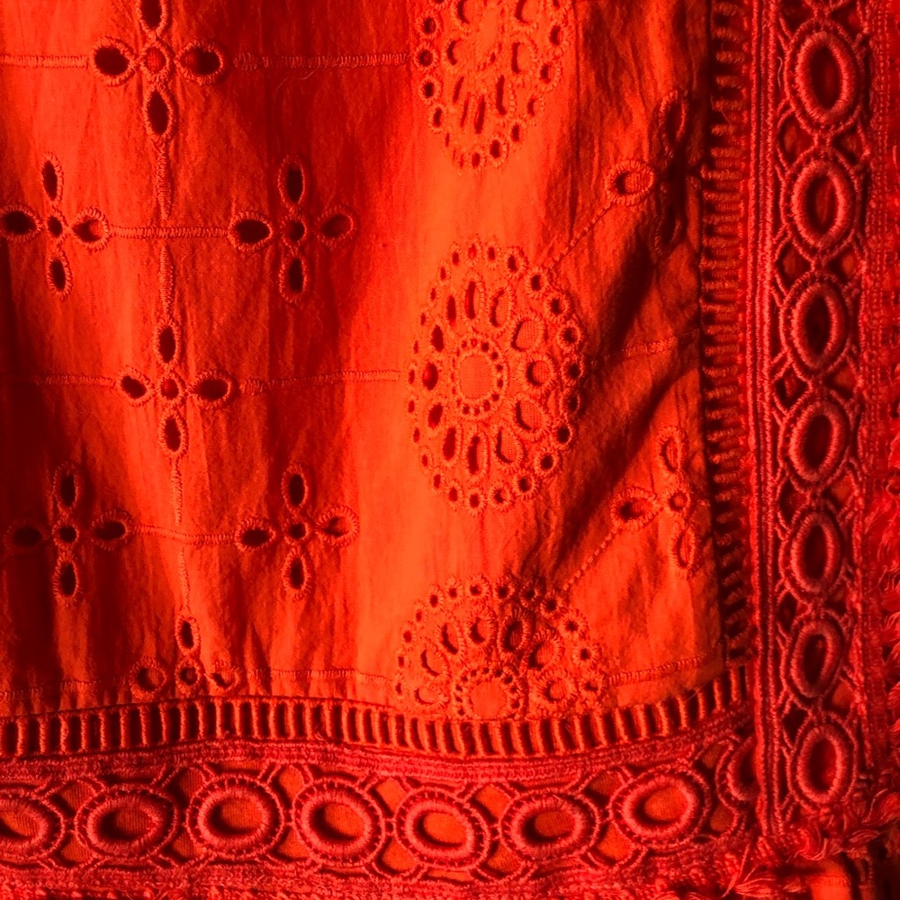 crown and ivy orange tank